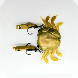 Crab Lure Submersible Long Shot Package Lead Three Hook Lure Bait