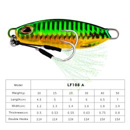10-color Slow-rolling Iron Plate Fishing Lure Simulation Fake Bait Fishing Gear