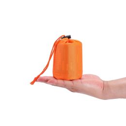 Outdoor Life Emergency Sleeping Bag; Warm Waterproof Mylar First Aid Camping Survival Gear