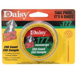 Daisy .177cal PDQ Silver Pointed Field Pellets (250 count)