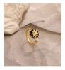 925 Sterling Silver Rotating Compass Eight-pointed Star Ring Female Ins Style Niche Light Luxury Open Ring