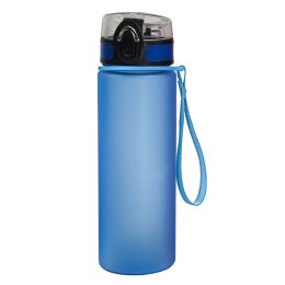 Outdoor gradient tritan large capacity plastic straw sports water cup portable fitness water bottle space cup wholesale (colour: 500ml blue)