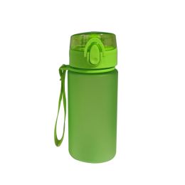 Outdoor gradient tritan large capacity plastic straw sports water cup portable fitness water bottle space cup wholesale (colour: 350ml green)