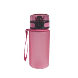 Outdoor gradient tritan large capacity plastic straw sports water cup portable fitness water bottle space cup wholesale (colour: 350ml powder)