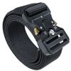 Hefujufang Men's Tactical Belt Military Camouflage Style Nylon Belts Webbing Belt with Heavy-Duty Quick-Release Buckle