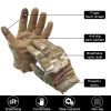 Men Riding Gloves Cycling Bike Full Finger Motos Racing Gloves Antiskid Screen Touch Outdoor Sports Tactical Gloves Protect Gear